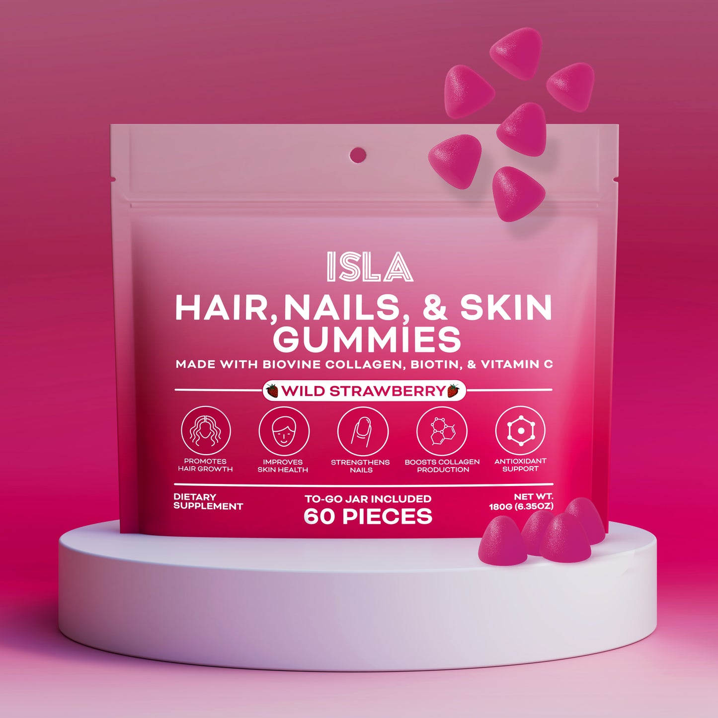 Hair Skin and Nail Gummies